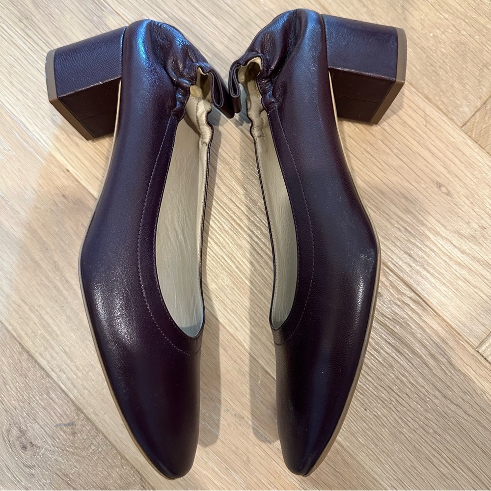 Everlane Ox Blood Day Heel, size 8, gently used in excellent condition